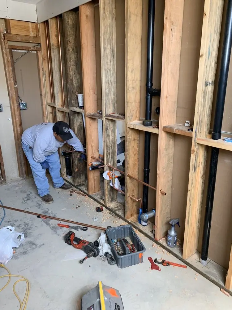 Commercial rough-in plumbing for Gas Line Repair in Lovejoy Estates